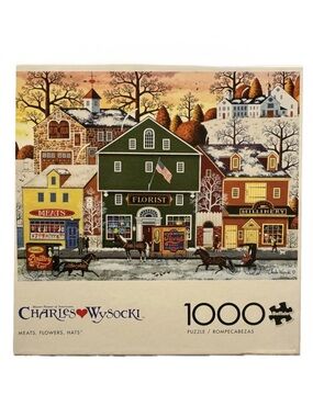 Charles Wysocki Meats Flowers Hats 1000 Piece Jigsaw Puzzle Buffalo Americana